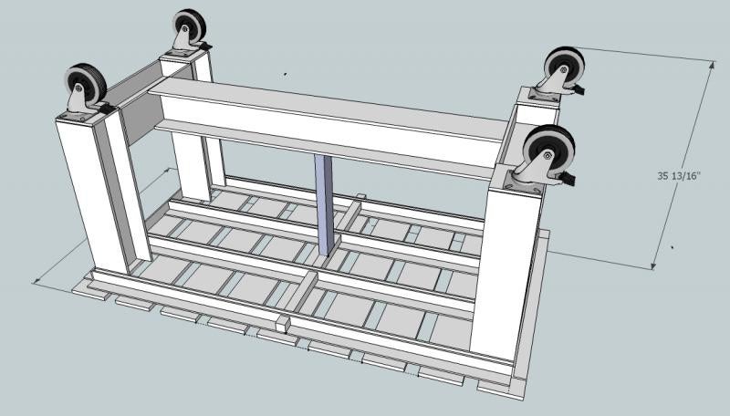 Welding table sale drawing